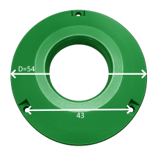 ΑΝΤΙΒΑΡΑ ΤΡΟΧΟΥ JOHN DEERE 54 ΕΚ